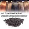 500g Hair Extension Bonding Granule Brown Strong Adhesion Reliable Wig
