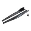 iJDMTOY Extra Long Left/Right Black Carbon Fiber Pattern PP Universal