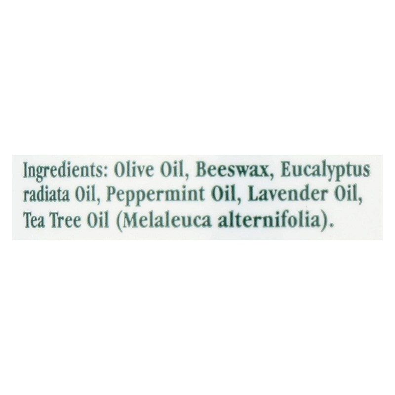 Tea Tree Therapy Eucalyptus Chest Rub Eucalyptus Australiana Lavender Peppermint