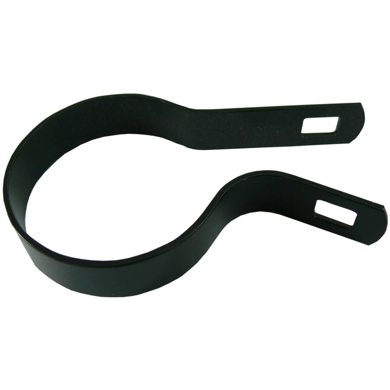 Black Coated Chain Link Tension Band, Durable Steel Chain Link