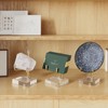 MAQUITA 6 Pcs Acrylic Easel Display Stand, Crystal Acrylic Easel