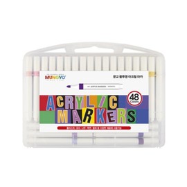 Mungyo opaque acrylic marker 48 colors daily necessities, 1 piece, 48g / 문교 불투명 아크릴 마카 48색 생활 생활용품, 1개, 48g