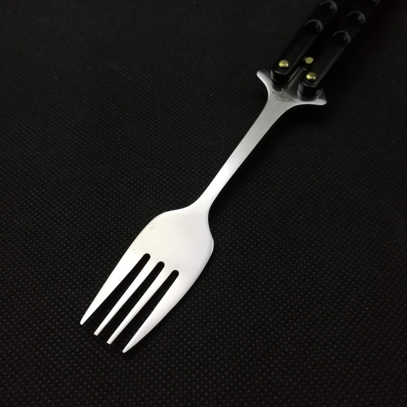P.S Butterfly Fork and Spoon Set for Hunting, Camping and