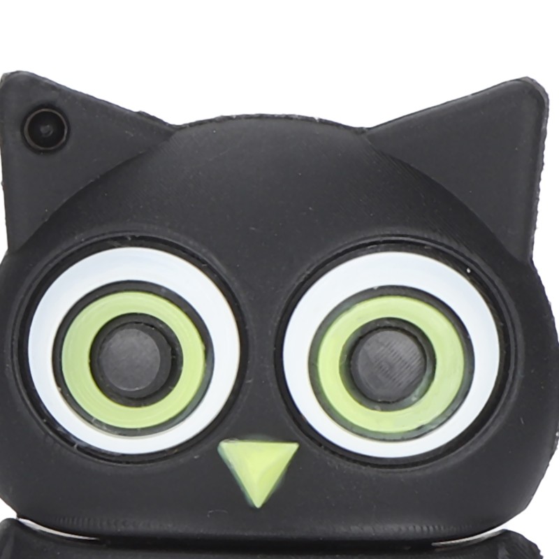 Cartoon U Disk Black Owl Appearance High Speed Bulk Storage