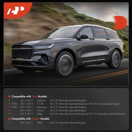 A-Premium Right Side Engine Valve Cover Compatible with 2011-2019 Ford F-150 Explorer Mustang Taurus Edge Lincoln MKX, 3.5L 3.7L Engine, with Gasket & Bolts, Replace # BR3Z6582G, BR3Z6582C