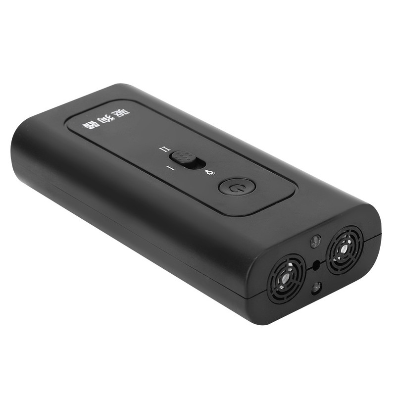 Black Ultrasonic Dog Repeller Anti Barking Stop Bark Training Device