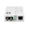 Single Mode ST Gigabit Fiber Media Converter - Built-in Fiber