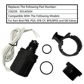 ASKALL Solenoid Repair Kit Replaces 236239 SOLASSG4 Compatible with HydroRain Rain Bird Sprinkler System PEB PGA EFB-CP BPE BPES GB Valves