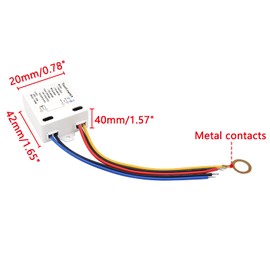 Pxyelec XD-609 4 Mode On/Off Touch Switch Sensor for 220V Incandescent Lamp