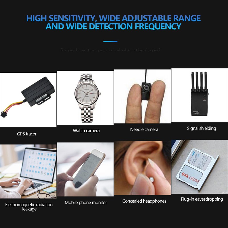 K‑68 Signal Detector High Sensitivity Radio Frequency Signal Bug GSM