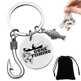 Colorich Vatertagsgeschenk Personalisiert Schlüsselanhänger, Geschenke für Papa zum Geburtstag, Angler Geschenke für Männe, Geschenk für Papa, Geburtstagsgeschenk Papa