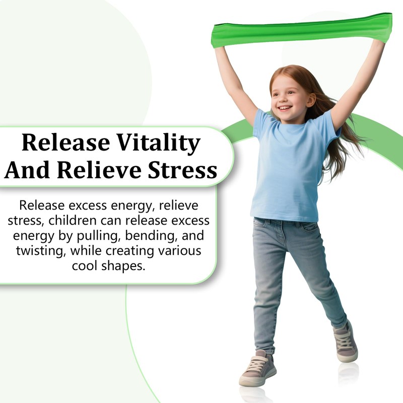 Kids Stretch Band Focus Tool, 30" Resistance Band for Kids
