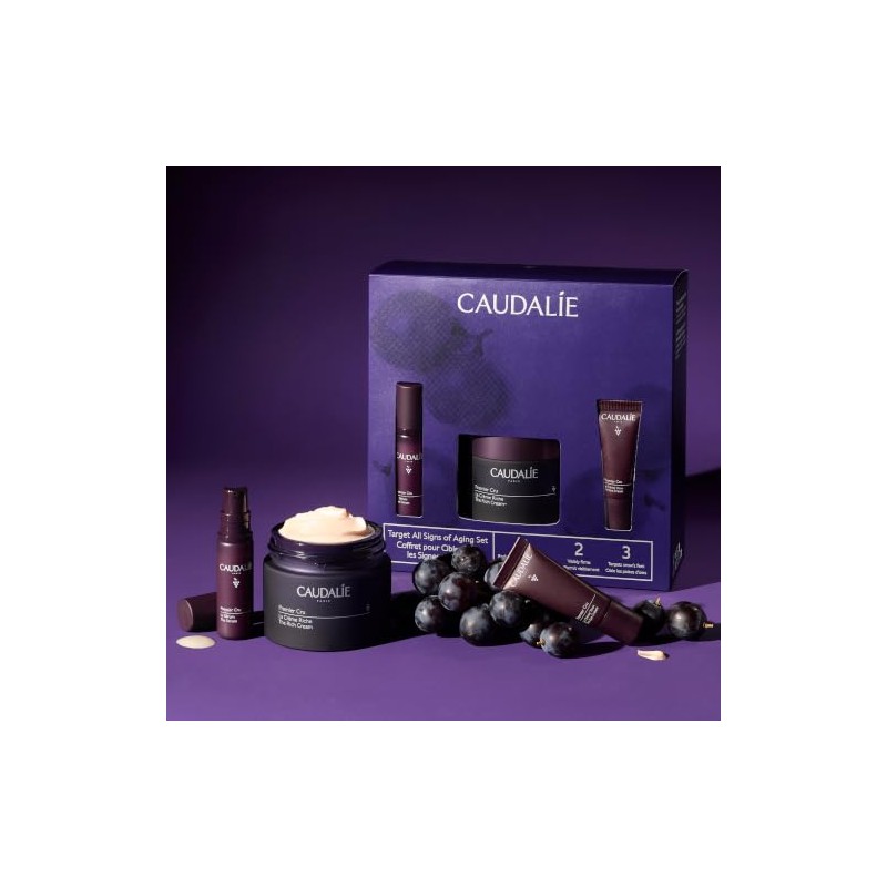Caudalie Premier Cru Rutina Kit Antiedad y Reparadora de Barrera
