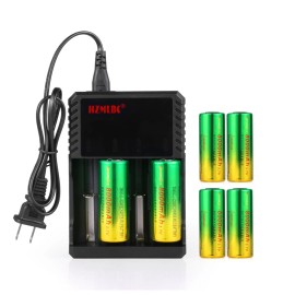 Skywolfeye 26650 Battery 3.7V Li-ion Rechargeable Batteries Cell For Torch Lot