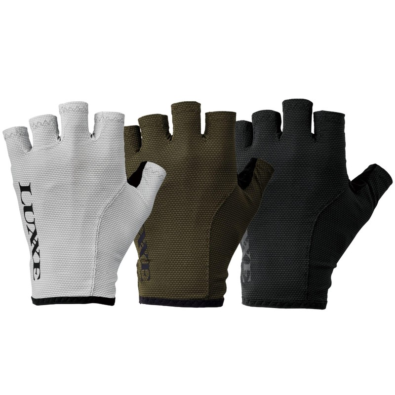 Gamakatsu Luxe TEOTECT Short Finger Gloves #3 Ice Gray L