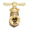 Eastman Female No-Kink Hose Bibb, 1/2 Inch FIP, Brass Plumbing