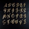 ETHOON Broche de letras con inicial de diamantes de imitación