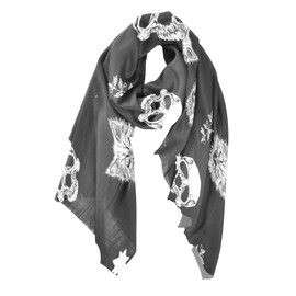 XUWU Moon Skull Cat Gothic Women's Scarf Shawl Scarves Fall Winter Weather Scarves And Wraps