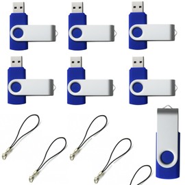 lcwamy USB 4GB Flash Drives 50 Pack USB Drives Bulk 4GB USB Flash Drive 50 Pack 4GB Flash Drive Bulk 4GB USB Thumb Drive CupShadow USB(Blue, No Logo)