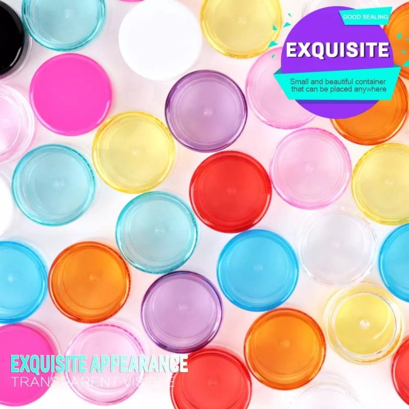 HNYYZL Contenedor Envase Vacio Balsamo 11 Colores 55piezas 5gramos