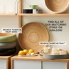 HABITAAS Spun Bamboo Coasters for Drinks - Coaster Set with