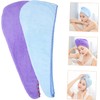 2 Piezas Toalla de Secado Rápido para Cabello Turbante de