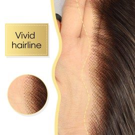 SOMIARIK 13x4 Lace Front Short Wavy Blonde with Dark Roots Wigs Synthetic Lace Front Blonde Wigs Pre Plucked with Baby Hair Natural Looking 150% Density Heat Resistant Party Date Daily Wear 22 Inch