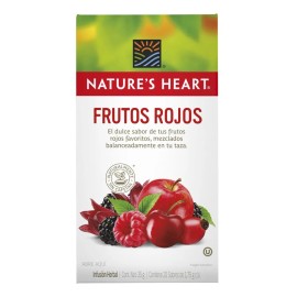 Nature's Heart Té De Frutos Rojos, Naturalmente Sin Cafeína