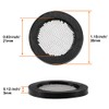 sourcing map Rubber Flat Washers 30mm OD 21mm ID 3mm