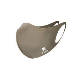 StAn Sports Mask, Mask, UV Protection, Running, Sports, Washable, Mesh, Non-Painting, Antibacterial (XL, Beige)
