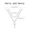 Cross Necklace for Men Cuban Link Chain Layered Necklace Mens