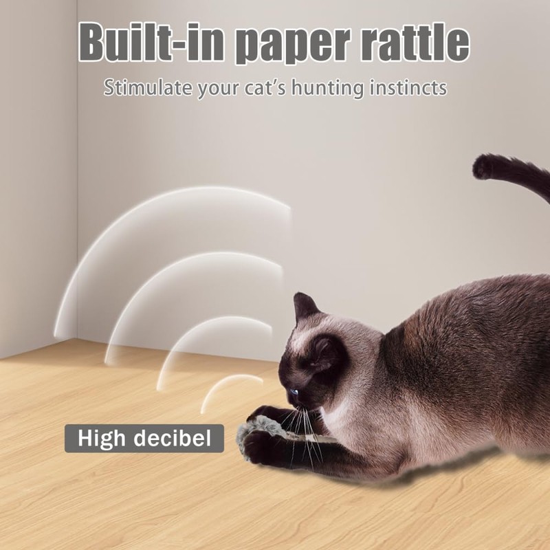 DONGKER Cat Toy, 2 Pieces Cat Toy Mouse, Interactive Toy