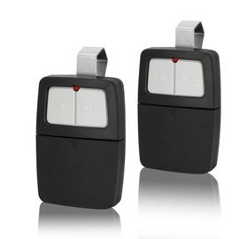 2 Garage Door Opener Remote,for Liftmaster Chamberlain Genie Linear Garage Door Remote,Universal Garage Door Remote Replacement,Support with DIP Switch & Learn Button,Clicker KLIK1U 375UT 375LM