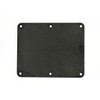 Leviton 2-Gang, Blank, Coverplate, 3265-E, Black