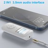 Bluetooth 5.0 Transmitter Receiver Bluetooth Audio Transceiver with Display Screen