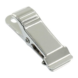 Kemcatui 10Pcs Mini Alligator Clips, Silver Metal Spring Clamps Tiny Crocodile Spring Clips, Micro Alligator Clips for Crafts Paper Wire, Smooth Jaw (Length: 1-3/5 Inch)