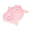 Baby Suction Plate Cute Fox Shape Non Toxic Safe 3