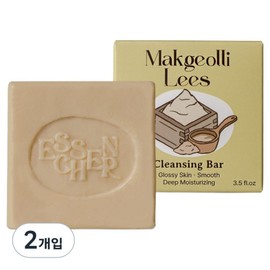 Essenseire Makgeolli Seaweed Cleansing Soap, 100g, 2 packs / 에센시에르 막걸리지게미 클렌징 비누, 100g, 2개입