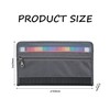 1 Piece Colorful Document Bag Document Bag Double Zipper Receipt