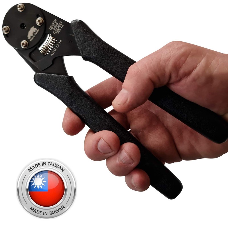 Ratchet Crimping Tool for Size 12 Deutsch DTP Closed Barrel