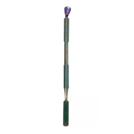Nail Factory Empujador Cuticula Y Espatula Premium Titanio