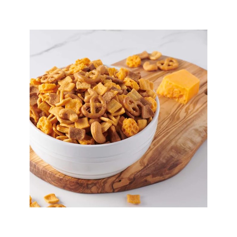 CATSNK CHEDDAR CRNCH MIX ( 6 X 6 OZ )