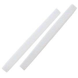 NicelyFit Silicone Anti-slip Eyeglass End Tips Ear Sock Pieces Tube Temple Sleeve for Glass Sunglass Eyeglasses TT001 (Milk White - 1 Pair)