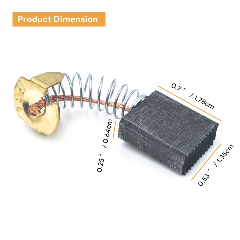 GEARLINTON 5140033-19 Carbon Brush Replacement for DEWALT Table Saw DW745