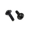 10Pcs Black Metal M6 X 20mm Hex Head Fairing Bolts