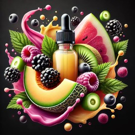 Midnight Melon - Melon Blackberry Aroma Concentrate - Vegan - Sasami - 10 ml