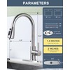 Kitchen Faucet with Air Gap: WOWOW Stainless Steel Kitchen Sink