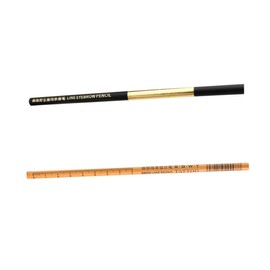 TOVINANNA Professional Makeup Pencils 2pcs Women's Eyebrow Drawing Tools Black Yellow Smooth Application Sturdy Wood