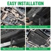 Racewill Front Engine Skid Plate, Engine Splash Shield Protection Guard