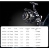 Spinning Fishing Reels with Left/Right Interchangeable Collapsible Wood Handle Powerful